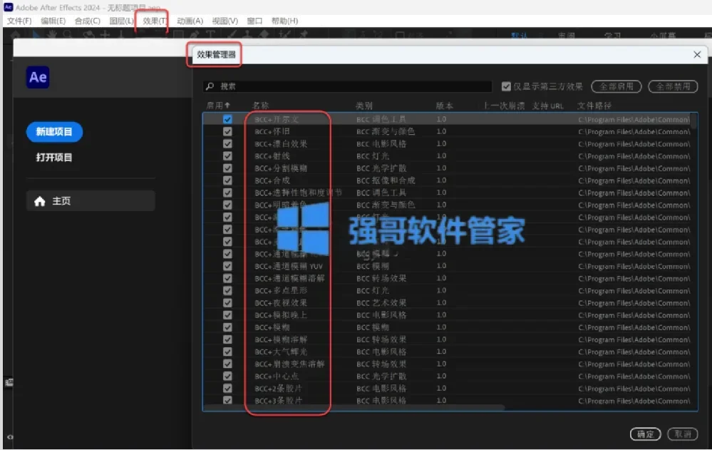 Boris FX Continuum2024（动画特效）for Pr安装包+安装教程 软件截图