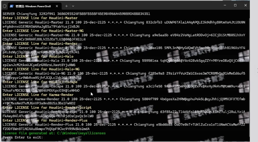 SideFX Houdini FX 21.0安装包+安装教程安装教程配图 33