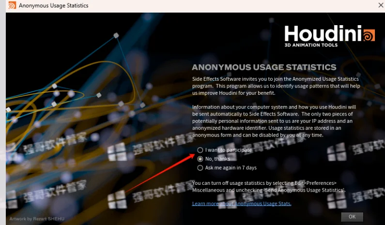 SideFX Houdini FX 20.0安装包+安装教程安装教程配图 35