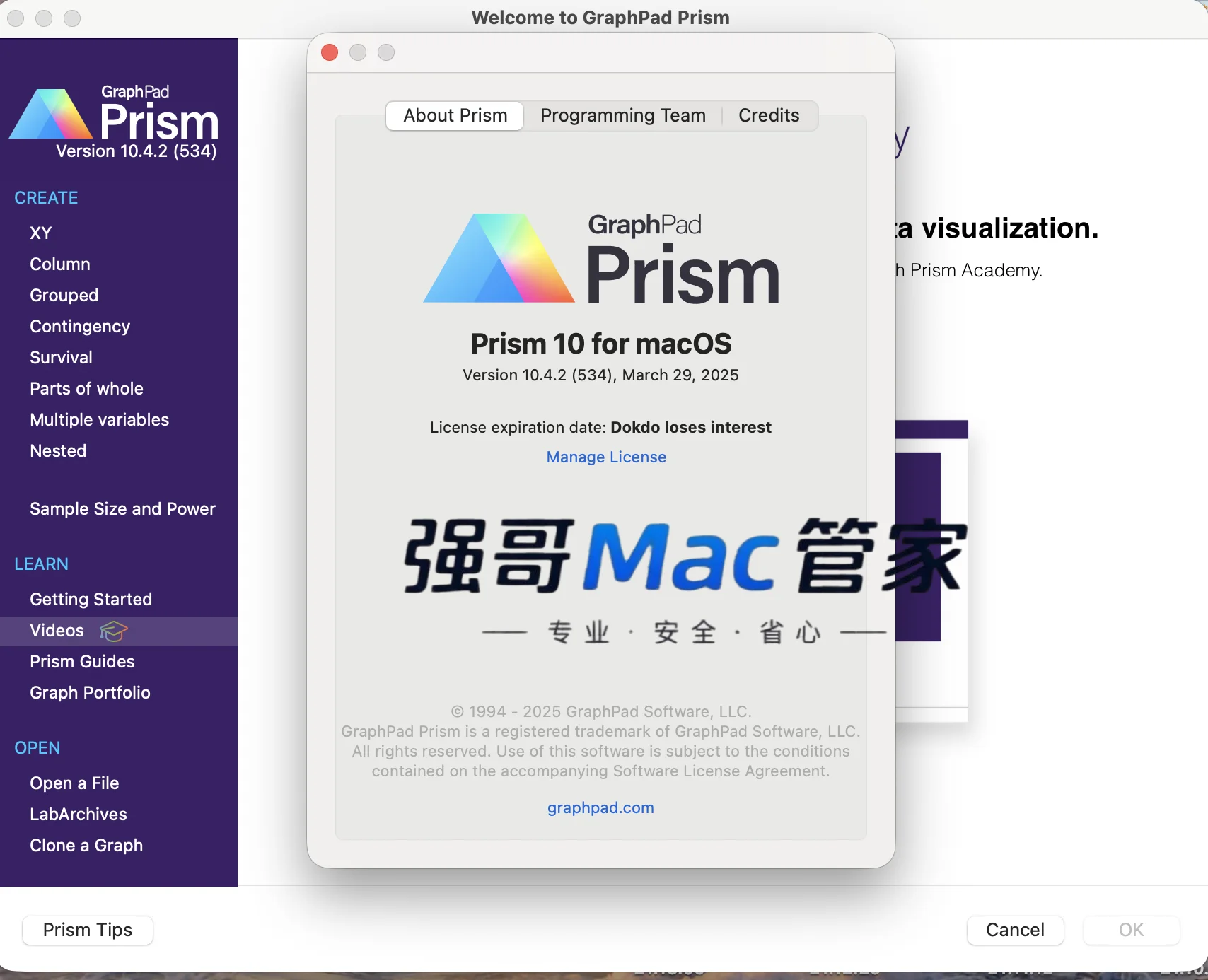 GraphPad Prism 10.4.2 for Mac安装包+安装教程安装教程配图 13